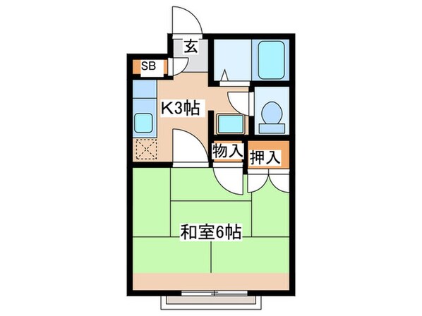 サンプラザの物件間取画像